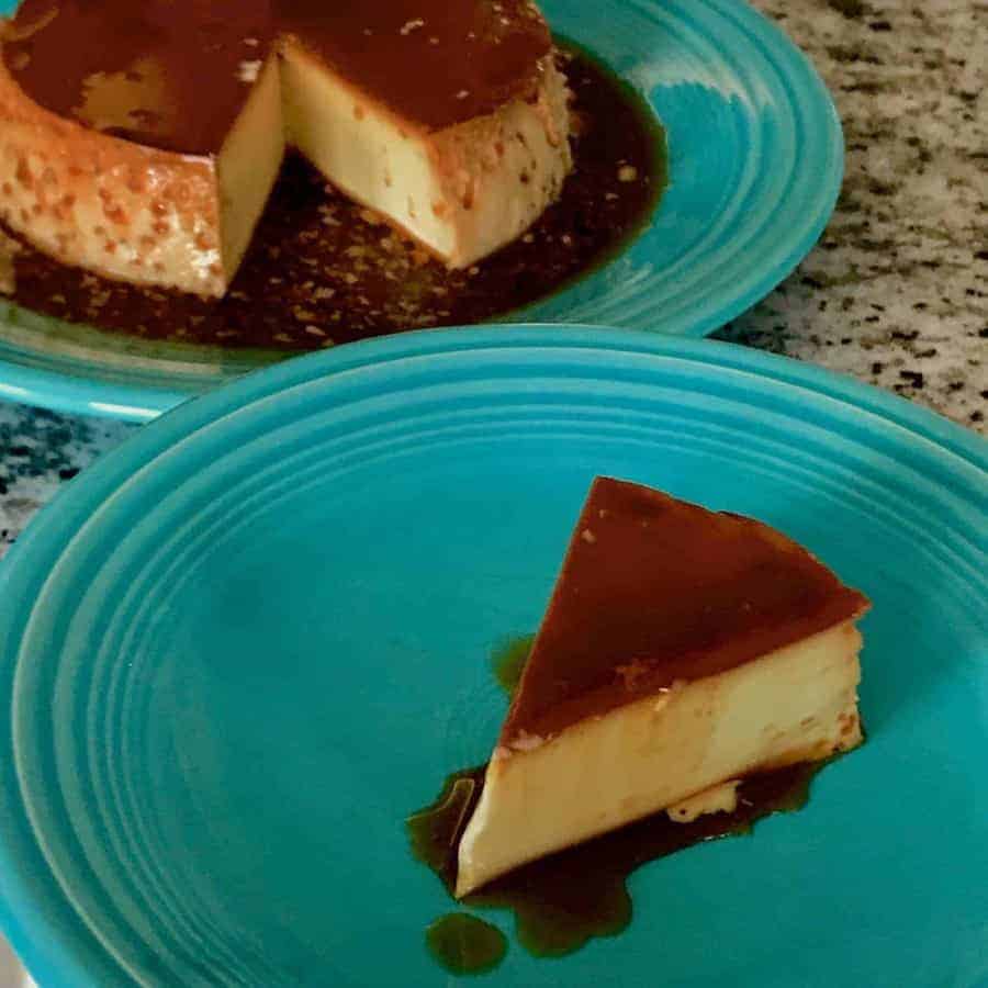 Pressure Cooker Caramel Custard Two Sleevers