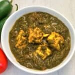If you ever thought making Indian Palak Paneer or Spinach with Paneer was complicated, here's the recipe that will convince you otherwise. Delicious, nutritious, full-flavored, and super easy to make. 