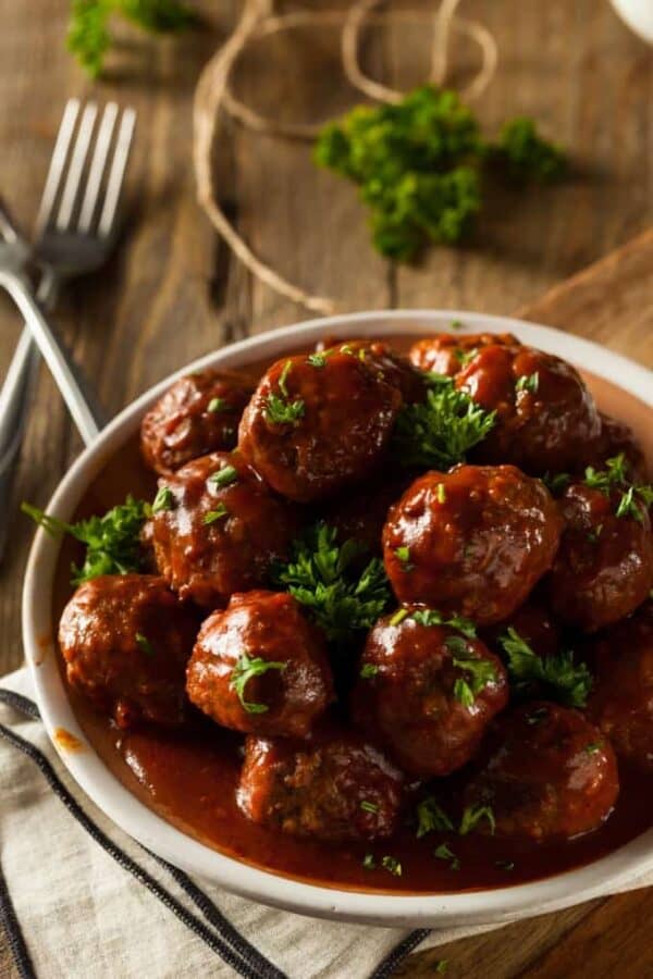 Cranberry Meatballs Featured Image