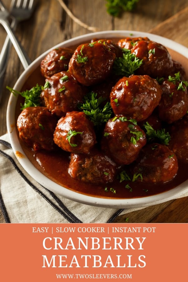 Slow Cooker Cranberry Meatballs The Perfect Quick & Easy Appetizer