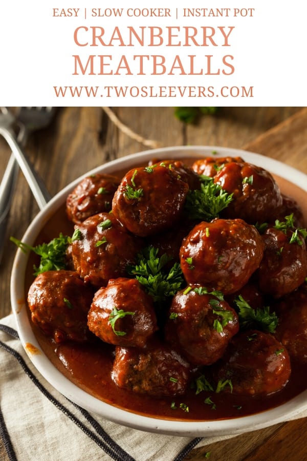 Slow Cooker Cranberry Meatballs | The Perfect Quick & Easy Appetizer ...