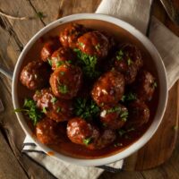 Cranberry Meatballs Wide