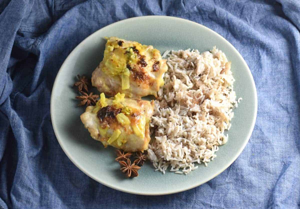 Baked Chicken Thighs | Indian Baked Chicken Thigh Recipe | TwoSleevers