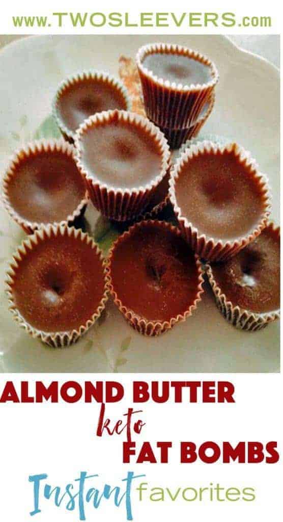 Almond Butter Chocolate Keto Fat Bombs TwoSleevers
