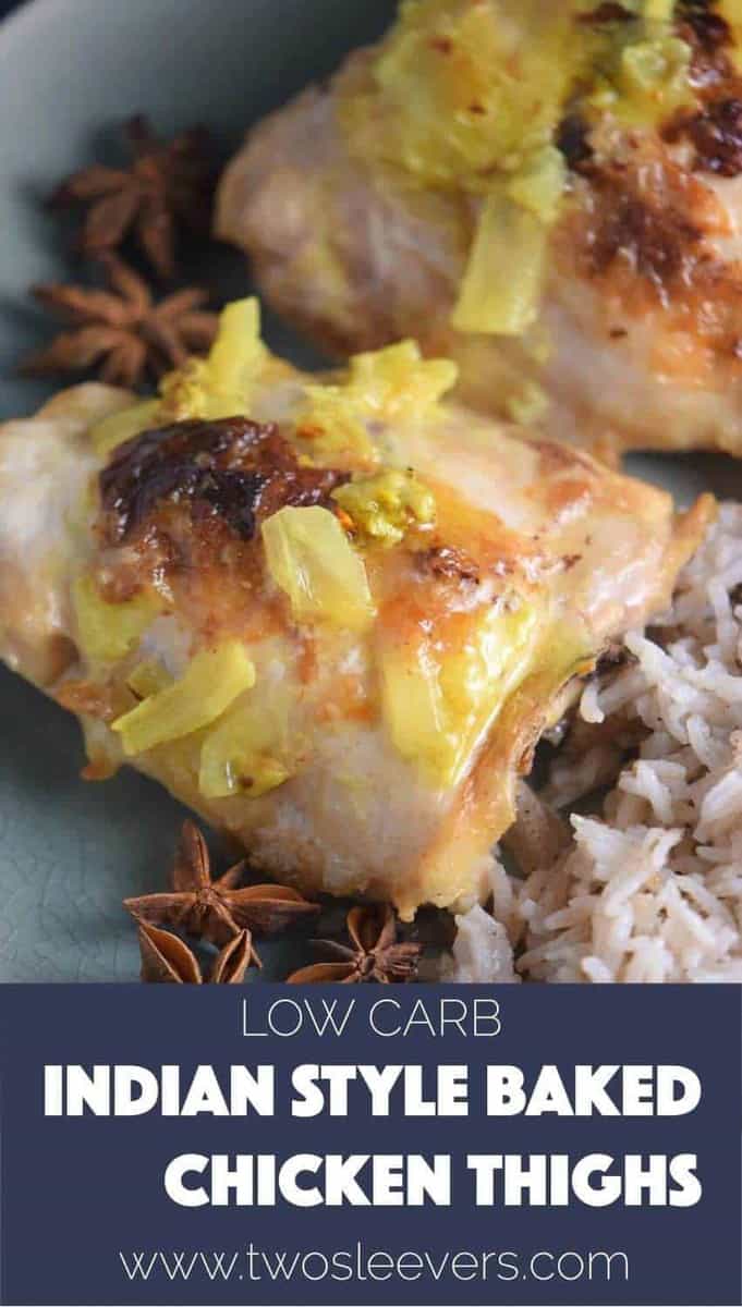 Indian Style Baked Chicken Thighs Two Sleevers