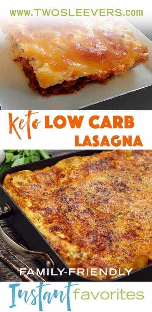 Keto Low Carb High Protein Lasagna – Two Sleevers