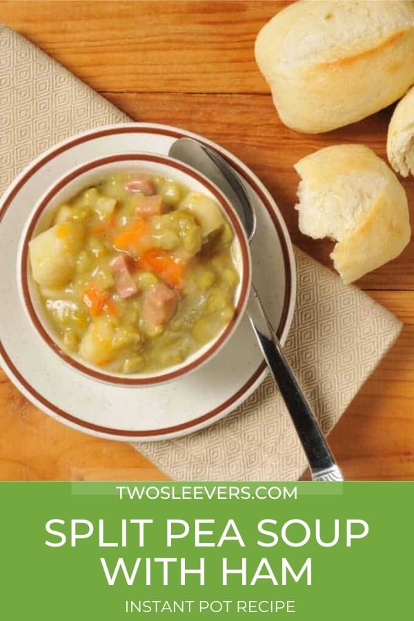 Split Pea Soup with Ham | A Simple and Hearty Soup - TwoSleevers