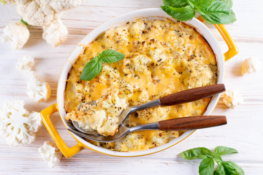 Cauliflower and Cheese Casserole