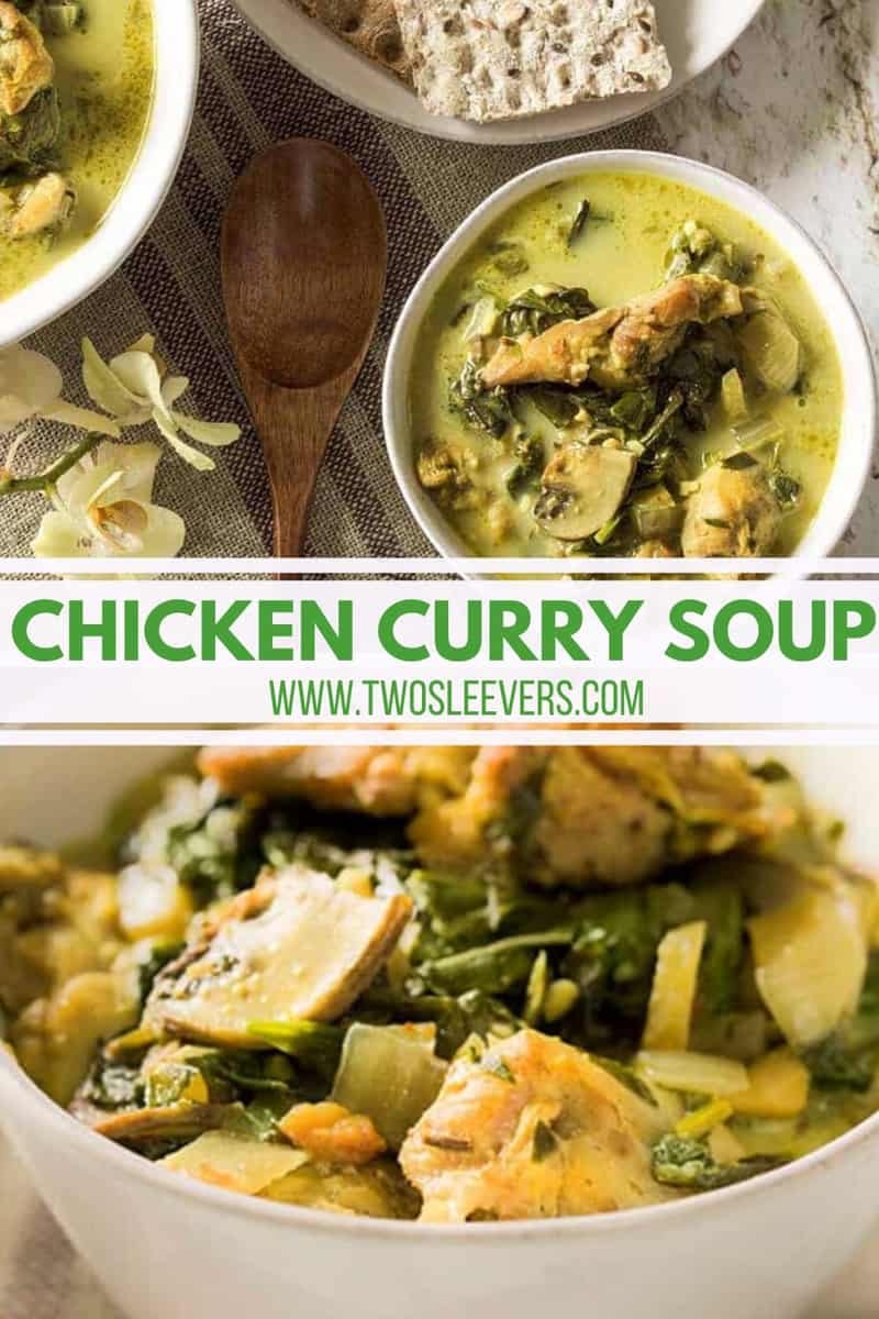 Chicken Curry Soup | Instant Pot Chicken Curry Soup Recipe