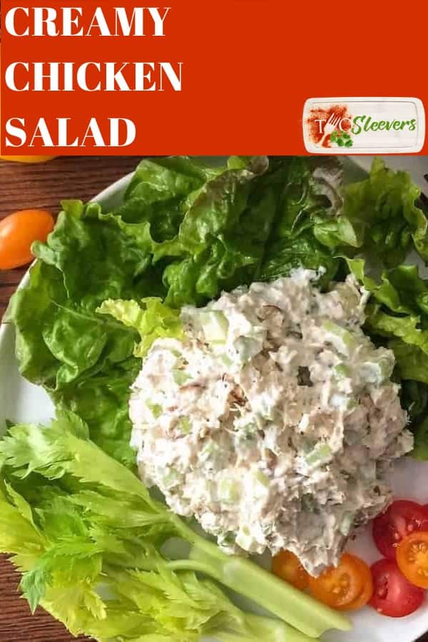 Simple Creamy Chicken Salad Recipe | TwoSleevers