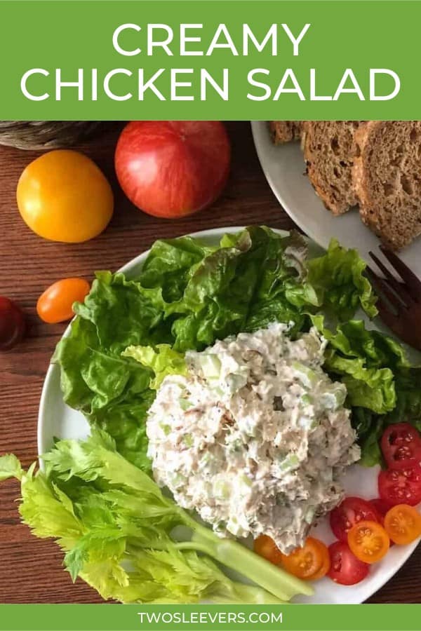 Simple Creamy Chicken Salad Recipe | TwoSleevers