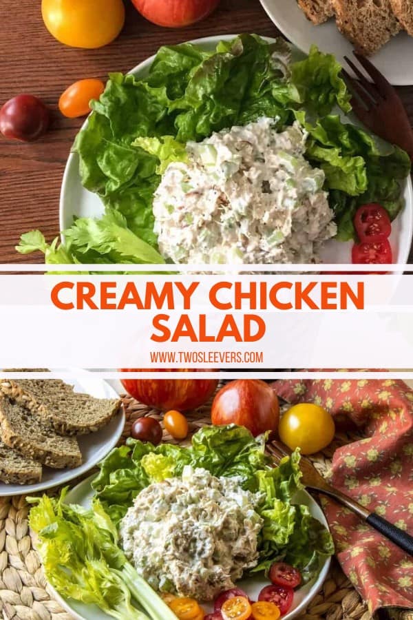 Simple Creamy Chicken Salad Recipe | TwoSleevers