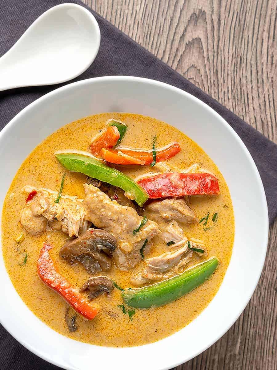 Homemade panang hot sale curry