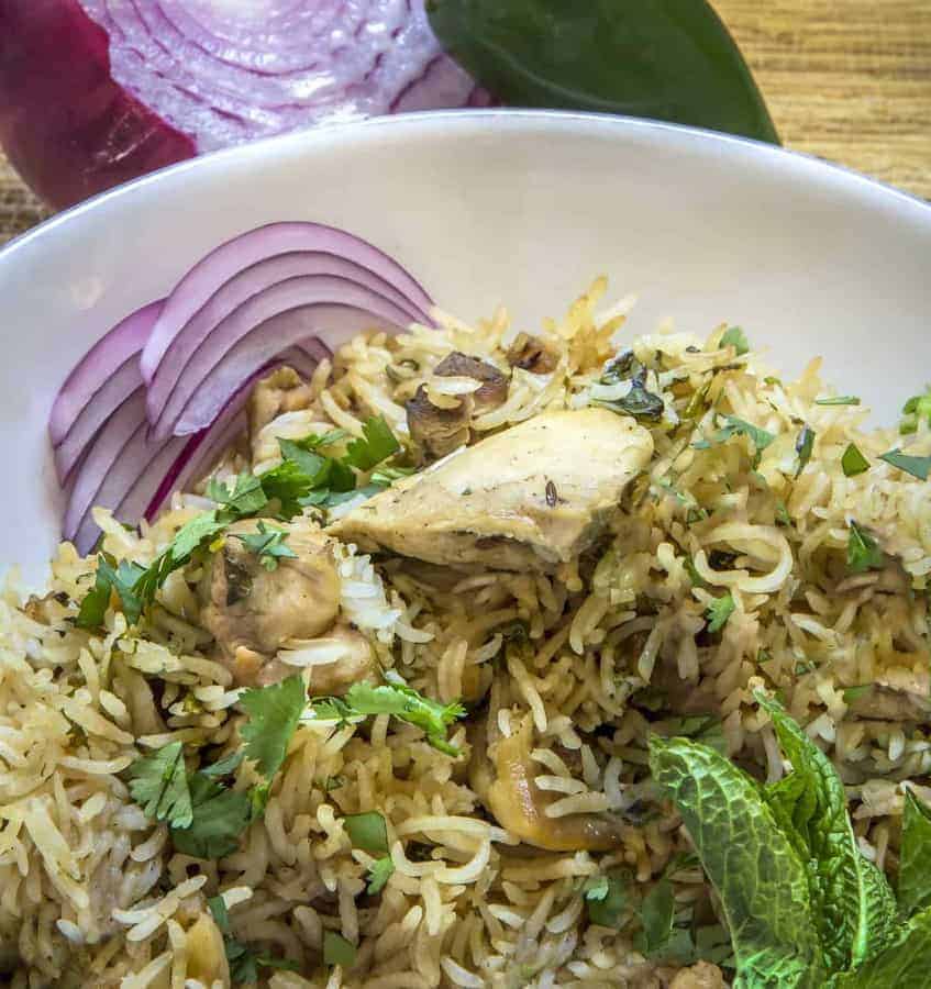 Chicken biryani recipe in best sale instant pot