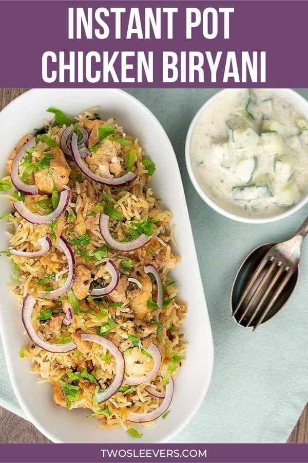 Instant Pot Chicken Biryani Recipe | Easiest Pressure Cooker Biryani