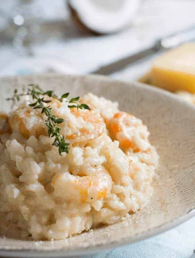 Instant Pot Shrimp Risotto