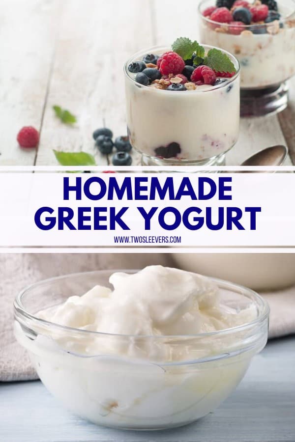Homemade Greek Yogurt Creamy, High in Protein and Preservative Free!