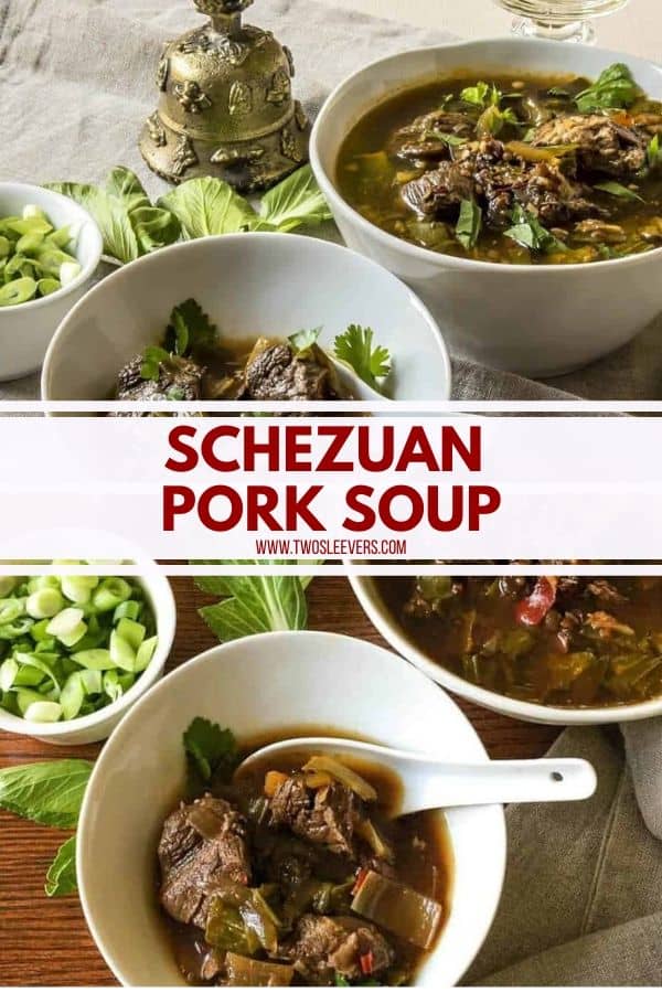 Instant Pot Low Carb Szechuan Pork Soup Easy Pork Soup Recipe