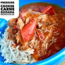 Instant Pot Mexican Carne Guisada. A comforting Mexican Stew that is full of healthy vegetables, yet is a family favorite. Classic Tex-Mex fare!