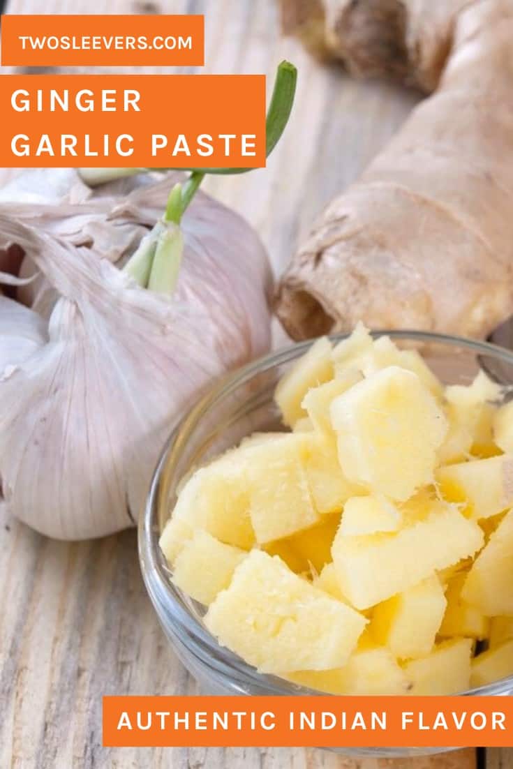 Homemade Ginger Garlic Paste Quick, Easy, and Authentic tasting!
