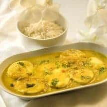 Instant Pot Egg Korma sideways