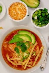 If this Instant Pot chicken Tortilla Soup isn't the easiest and best one you've had, send me your favorite recipe because this one will be hard to beat. Authentic Mexican recipe for your pressure cooker.