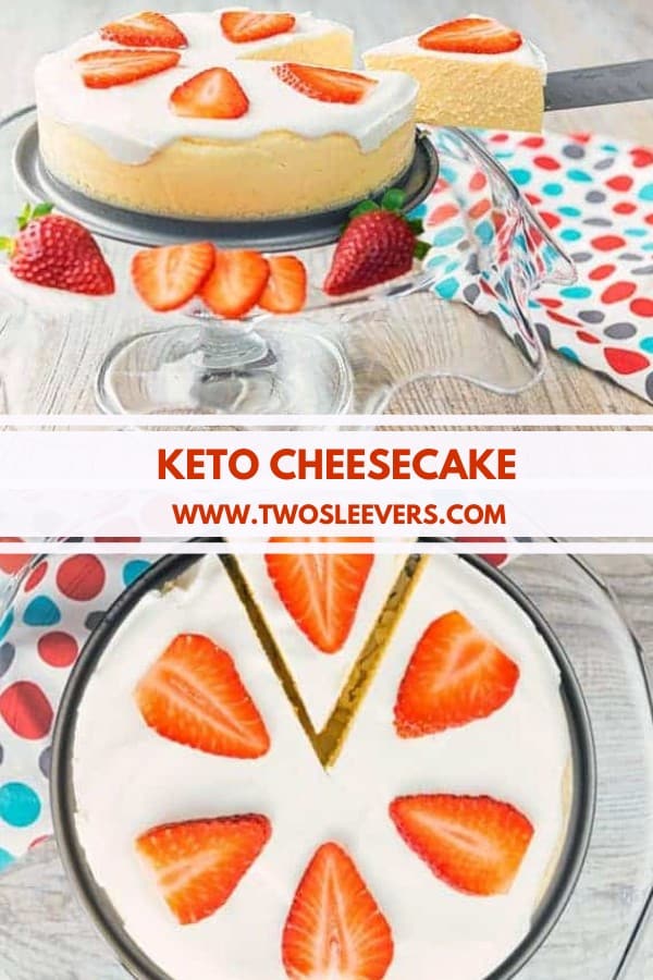 Low-Carb Cheesecake | Instant Pot Cheesecake - TwoSleevers