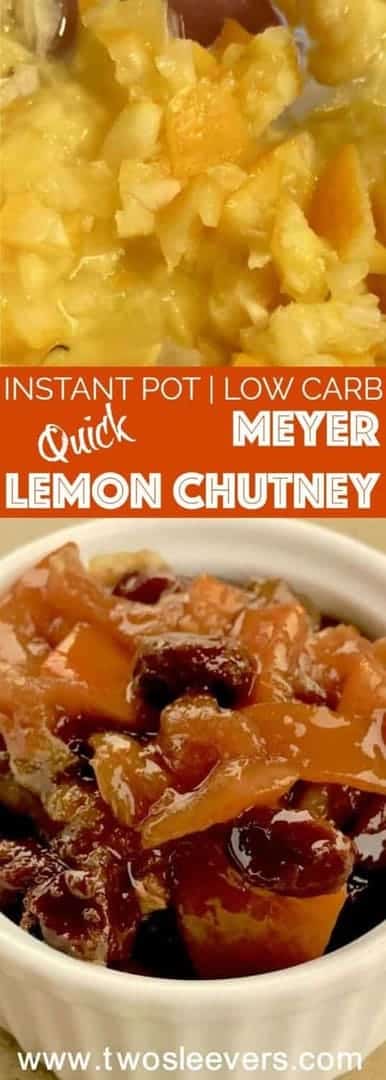 Instant Pot Meyer Lemon Chutney packs a ton of flavor into a delicious recipe everyone will enjoy!