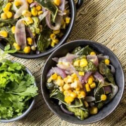 Simple, one-step version of Pressure Cooker Low Carb Rajas con Crema y Elote bypasses charring the poblanos--yet ends up with all the flavor the traditional Rajas con Crema recipe.