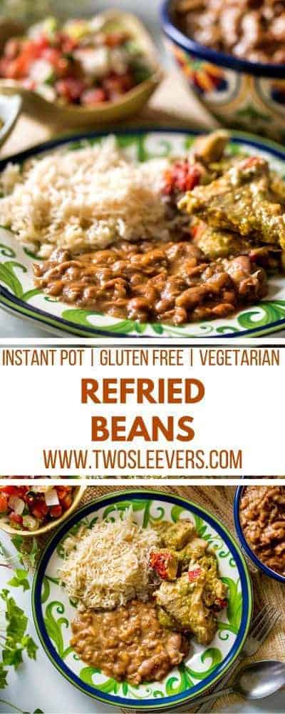 Instant Pot Refried Beans | Refried Beans Recipe | Instant Pot Beans Recipe | Instant Pot Beans | Instant Pot Mexican | Two Sleevers #refriedbeans #instantpotmexican