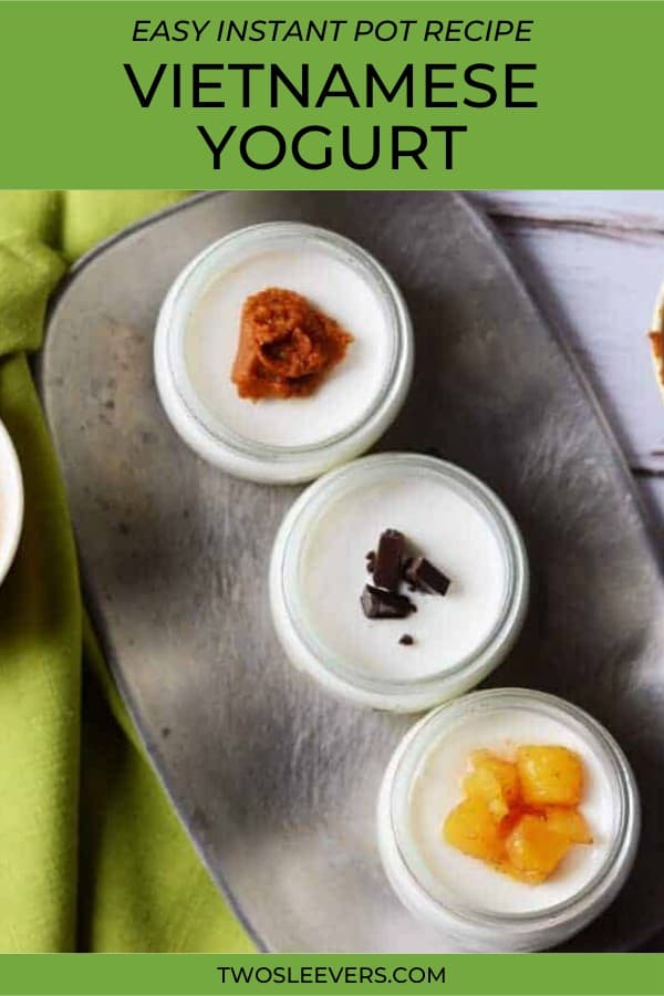 Vietnamese Yogurt | Easy Instant Pot Yogurt Recipe - TwoSleevers