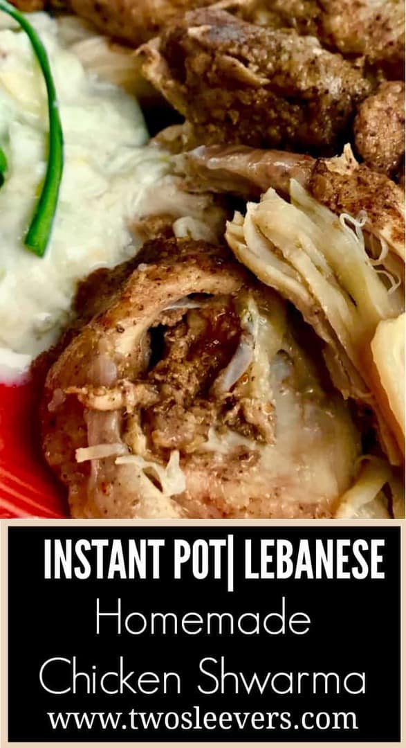 Make authentic Chicken Shwarma with a few spices. Low carb, high protein, keto-friendly, Middle Eastern food from in a pressure cooker or oven.