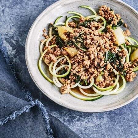 Pressure Cooker Keto Bo-Ssäm Style Pork & Noodles