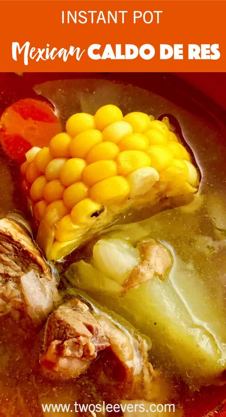 Pressure Cooker Caldo De Res Mexican Beef Soup Two Sleevers