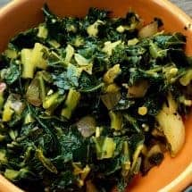 Instant Pot Gomen Wat Recipe. Make authentic vegetarian Ethiopian made at home within minutes. Quick recipe makes healthy eating a lot easier.