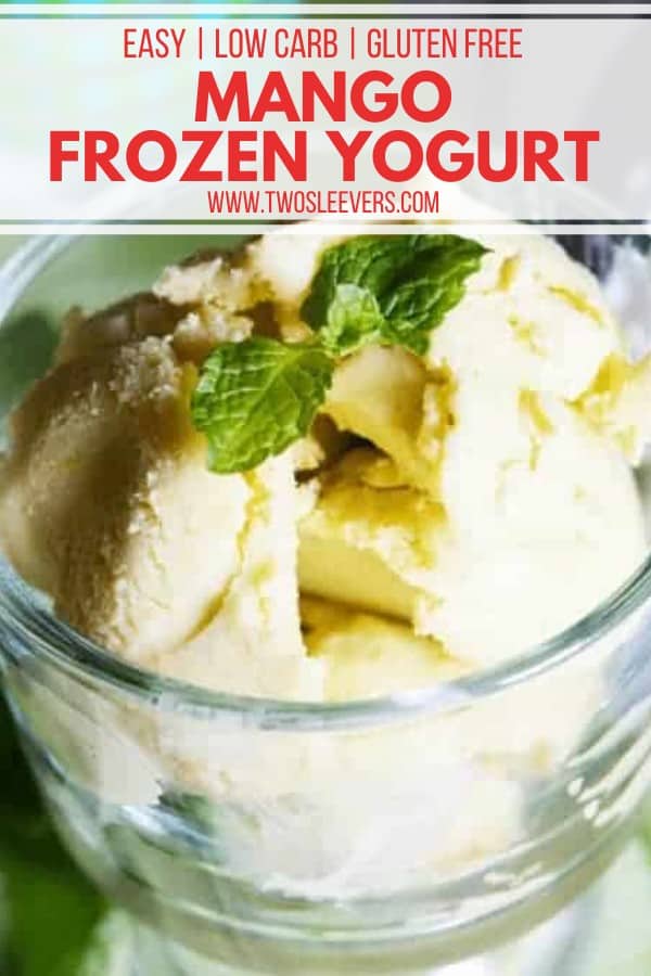 Mango Ice Cream | How To Make Frozen Yogurt With Mango