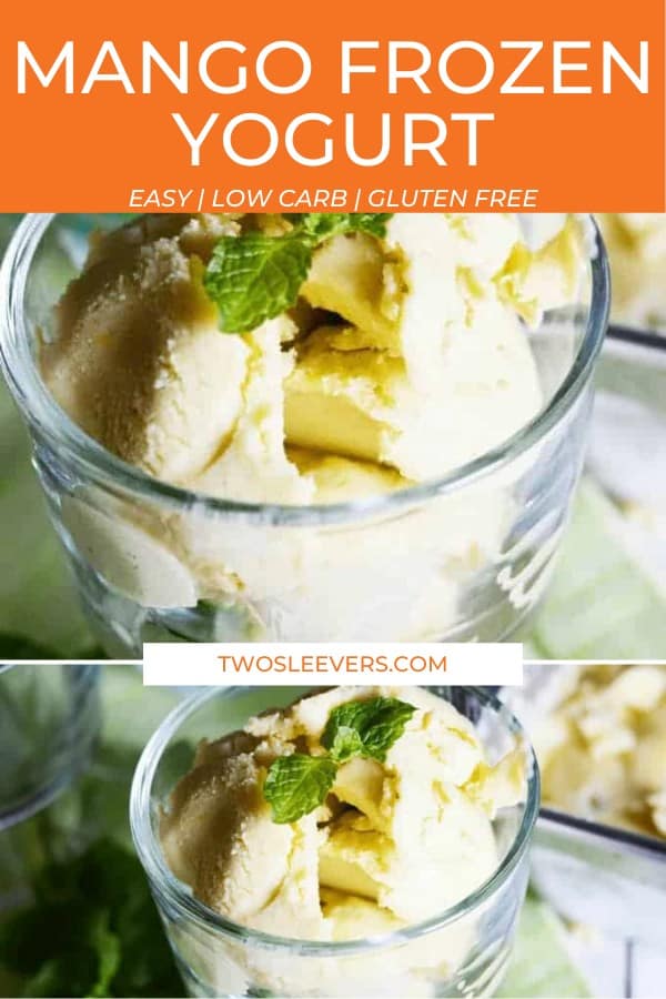 Mango Ice Cream How To Make Frozen Yogurt With Mango