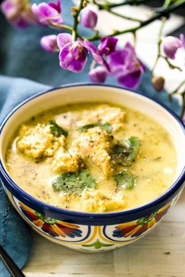 Poblano Chicken Soup