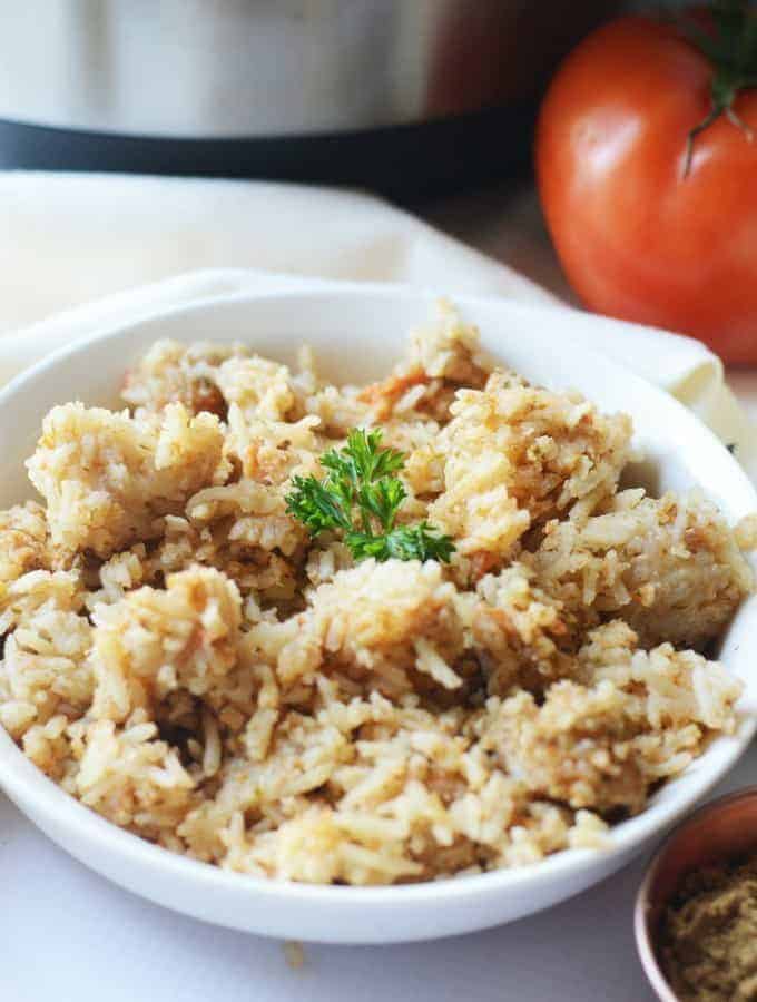 Pollo con discount arroz instant pot