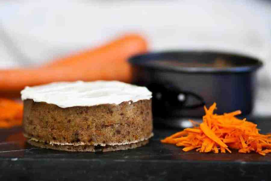 Make a Keto Gluten-Free Carrot Cake in your Instant Pot. Perfect for days you don't want to heat up your kitchen.