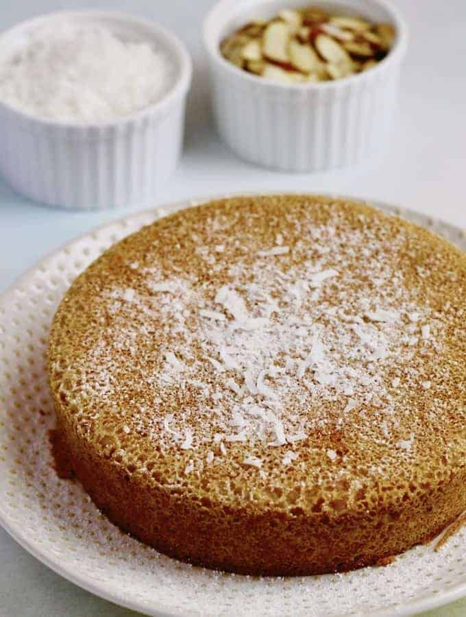Almond Flour Cake | Instant Pot Coconut Cake Recipe