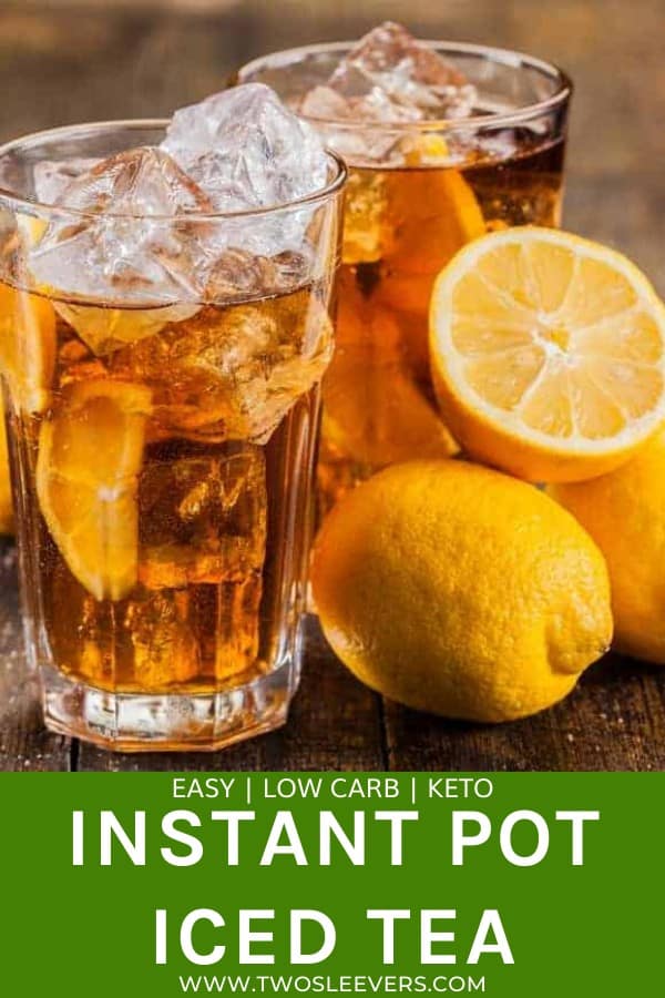 Instant Pot Iced Tea Easiest Ever Iced Tea Perfectly Strong Yet