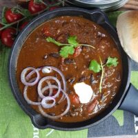 Instant Pot Indian Rajma Kidney Beans Wide