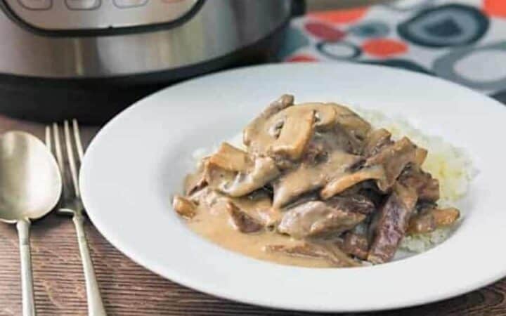 Instant Pot Beef Stroganoff