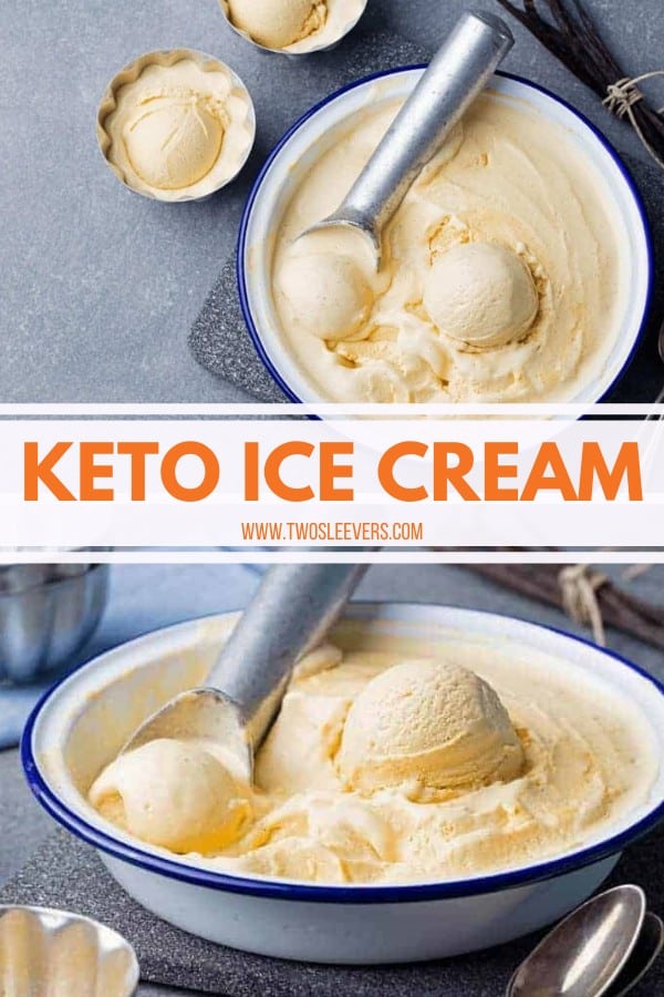 Keto Ice Cream Recipe No Cook Keto Ice Cream TwoSleevers