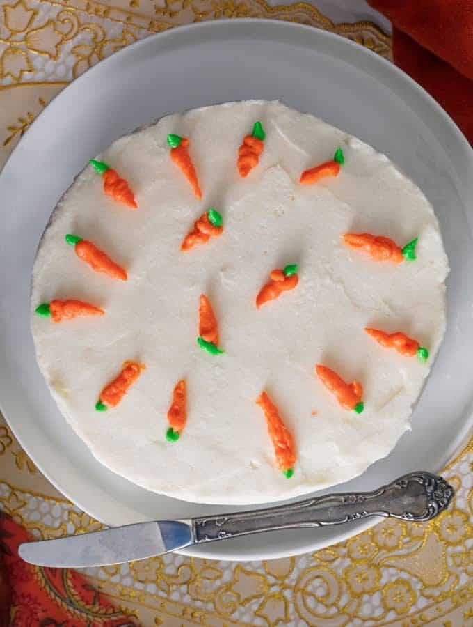 کیک هویج بدون گلوتن