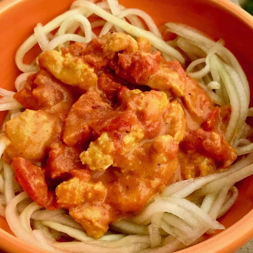 Instant Pot Keto Vegetarian Butter "Chicken" with Soy Curls – Two Sleevers