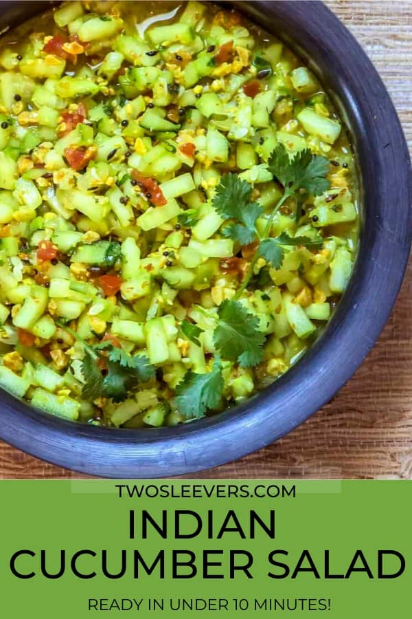 Indian Cucumber Salad | The Best Cucumber Salad Recipe