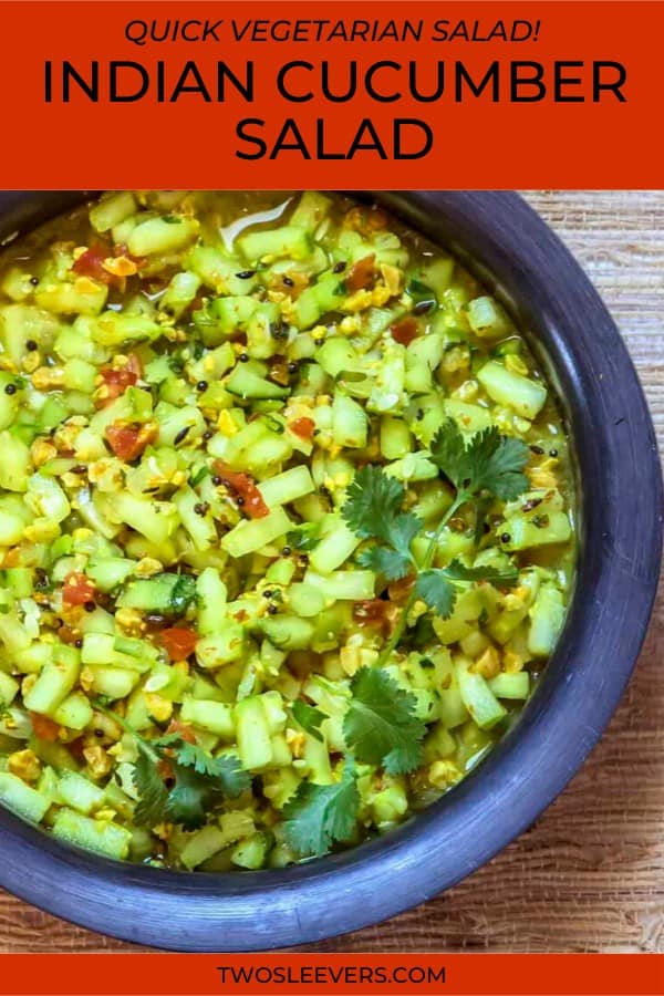 Indian Cucumber Salad | The Best Cucumber Salad Recipe