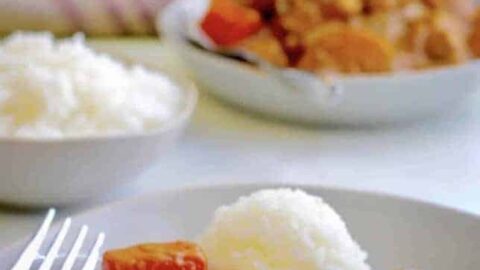 Make a quick but authentic Japanese Chicken Curry in your Instant Pot. Just four minutes under pressure in your pressure cooker for a flavorful and hearty meal. I can't believe how quickly this came together!
